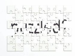 Puzzled Stock Footage