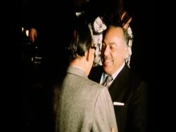 SYND 16/02/74 EGYPTIAN DEPUTY PREMIER, ABDEL HATEM, ARRIVES IN JAPAN News Clip