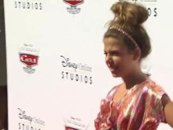 ecilia Cassini at the Disney/Pixar Celebrates the Launch of the World of Cars Online at Burbank CA. (Footage by WireImage Video/GettyImages) Stock Footage