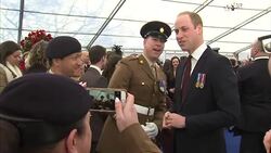 Prince William & Catherine at Memorial Reception News Clip