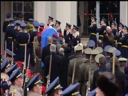 Procession to Prague Castle, where former Czech Republic President Vaclav Havel will lie in state until his funeral on Friday News Clip