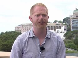 INTERVIEW: Jesse Tyler Ferguson on gay couples on television. at the 51st Monte-Carlo Television Festival at Monte-Carlo . (Footage by WireImage Video/Getty Images Entertainment Video) Stock Footage