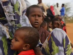 Refugee family Stock Footage