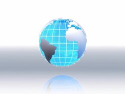 Clean Globe Animation Stock Footage