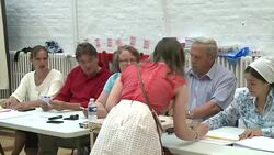 CLEAN : Turnout markedly down at midday for French parliamentary vote News Clip