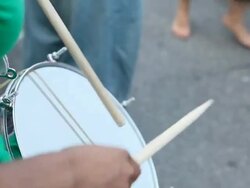 Brazilian street festival Stock Footage