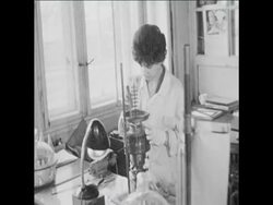 CAN 075 PEOPLE WORKING IN THE VACUME TUBES FACTORY IN PRAGUE, CZECHOSLOVAKIA News Clip