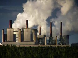 NTSC: big power plant Stock Footage