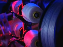 closeup02 textil Stock Footage