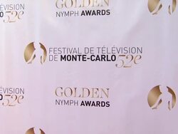 ATMOSPHERE: signage at the 52nd Annual Monte Carlo Stock Footage