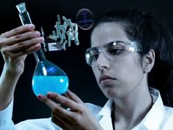 Scientist working at the laboratory. Stock Footage
