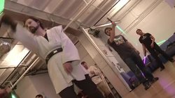 Feel the Force with a lightsaber choreography class News Clip