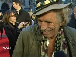 The Rolling Stones arrive at the London premiere of Shine A Light movie News Clip