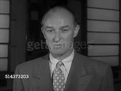 1952: TORONTO STOCK EXCHANGE: MS President of TSE, D'Arcy M. Doherty SOT talking about Canada's expanding economy, exploitation of natural resources, manufacturing industry growth, have relied on imports, now not too expensive to produce. Instructional Video
