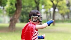 super hero Stock Footage