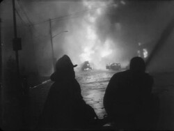 Gas Main Fire in New York Stock Footage