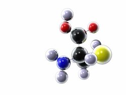 Cysteine molecule Stock Footage