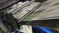 Newspaper Printing Stock Footage