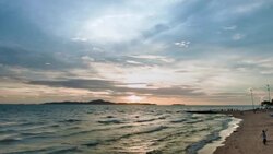 Sunset beach Stock Footage