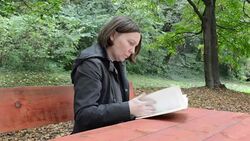 Book lover Stock Footage