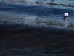 Paperboat Stock Footage