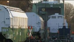 WRAP Nuclear waste transferred to truck, protest ADDS Greenpeace News Clip