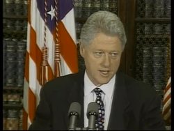USA: CLINTON SPEAKS ON LOCKERBIE SUSPECTS AND REFUGEES News Clip