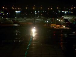 WS Plane readies for takeoff / Memphis, Tennessee, United States Stock Footage