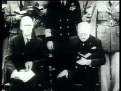 President Roosevelt's Funeral, Churchill, Hitler, Mussolini, Hirohito News Clip