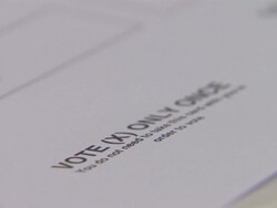 Scottish Referendum Ballot Paper News Clip