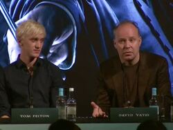 Harry Potter and the Half-Blood Prince Press Conferences Stock Footage