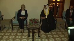 UK Prime Minister Theresa May visits Bahrain to turbo-charge the UKs trade relationship with the Gulf region post-BREXIT News Clip