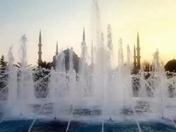 HD: The Blue Mosque Stock Footage