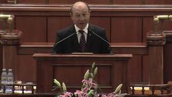 CLEAN: Romania lawmakers debate move to impeach pr News Clip