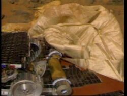 USA: 1ST COLOUR PICTURES FROM MARS ARRIVE UPDATE News Clip