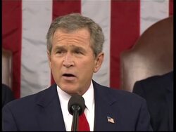 EDIT of President George W. Bush's State of the Union address News Clip