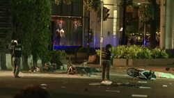 Bangkok Bombing at Erawan Shrine Stock Footage