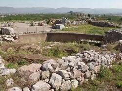 Tyrins, the great megaron Stock Footage