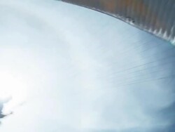 WS PAN POV Young man paragliding mid-air / Lehi, Utah, USA. Stock Footage