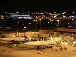 Busy Airport Stock Footage