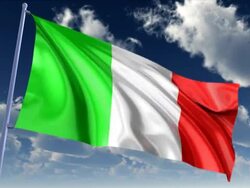 Italian Flag Stock Footage