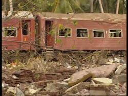 Solar energy specialist works to safely clear up coastline News Clip