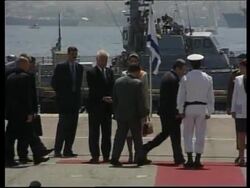 ISRAEL: JORDAN'S KING ABDULLAH VISIT (V) News Clip