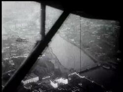 Lindberghs Land On River At Moscow News Clip