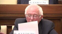 Sanders' speech at Vatican conference News Clip