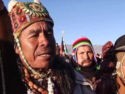 VOICED: Bolivian natives celebrate New Year, winter solstice News Clip
