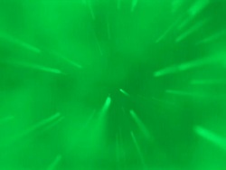 Abstract Spinning Lights Green Stock Footage