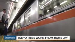 Tokyo Tests Telecommuting Day News Clip