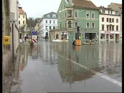 One man drowns in floods in Germany, floods peak in Saxony News Clip