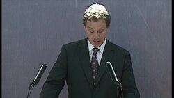 Tony Blair making 'Welfare to Work' speech News Clip